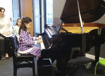 Suzuki Piano Teacher Ester Balasch Lozano's Student Annabel at the Term 2 2018 Student Concert